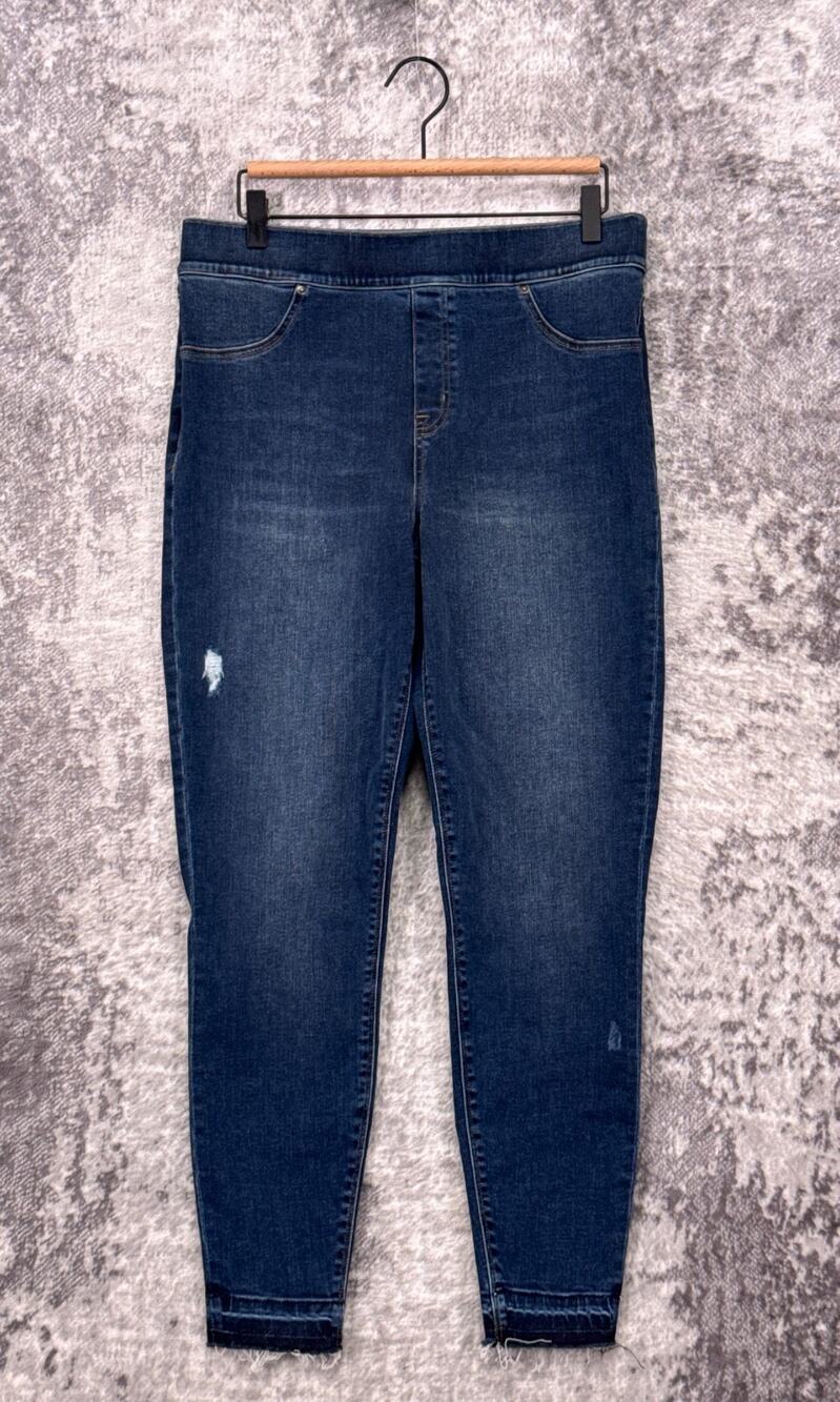 SPANX Jeanish Jeans XL Womens Denim Jegging Leggings